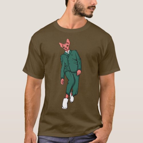 Sphynx Mutant Human T_Shirt