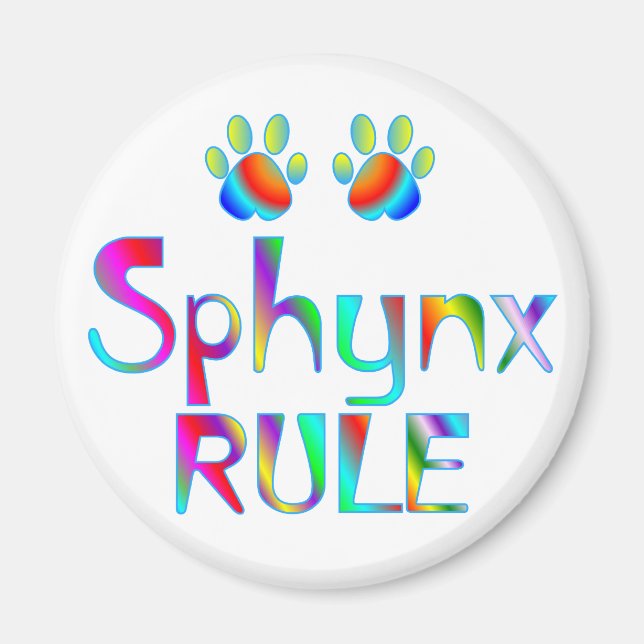 Sphynx Rule Magnet (Front)