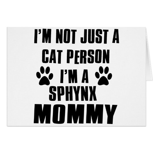 Sphynx shirts Cat Design Cards (Front Horizontal)