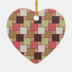 Spice Cabinet Geometric Ceramic Ornament