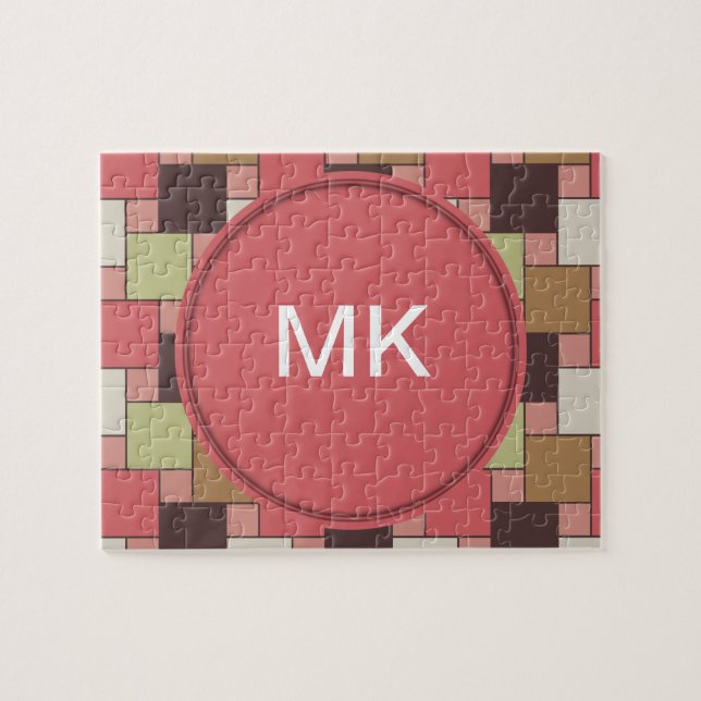 Spice Cabinet Geometric Jigsaw Puzzle (Horizontal)