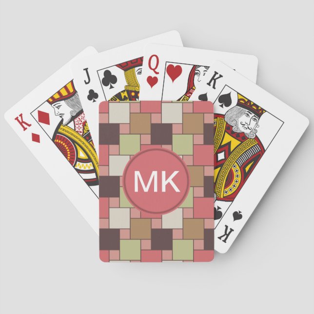 Spice Cabinet Geometric Poker Cards (Back)