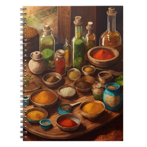 Spice Harmony Masala Box Spiral Notebook Notebook