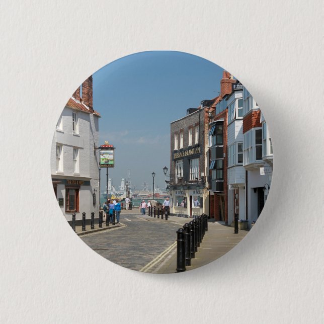 Spice Island - Portsmouth Pinback Button (Front)
