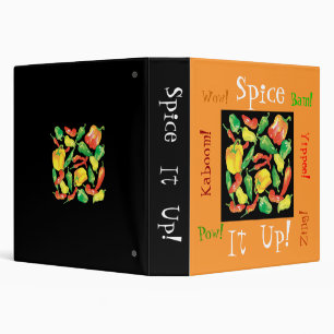 Spice, It, Up!, Kaboom!, ..Recipe notebook. Binder