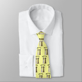 Spice It Up Salt and Pepper Dogs Neck Tie (Tied)