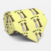Spice It Up Salt and Pepper Dogs Neck Tie (Rolled)