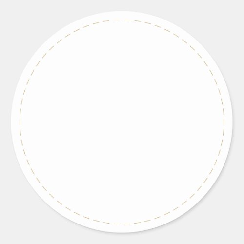 Spice jar blank dash lines round label stickers