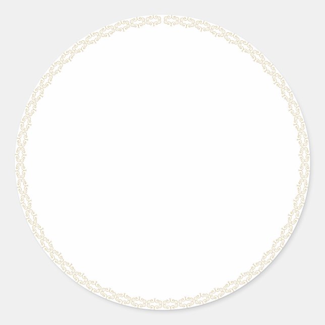 Spice jar blank whimsical border label stickers (Front)
