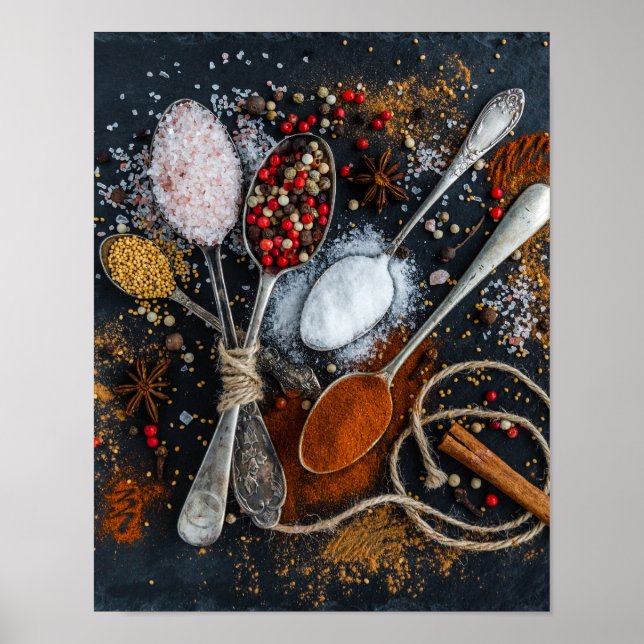 Spice Kitchen Wall Art (Front)