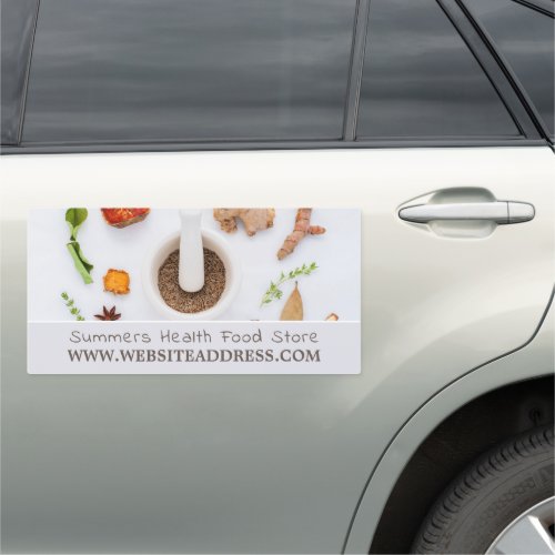 Spice Mix Health Food Store Car Magnet