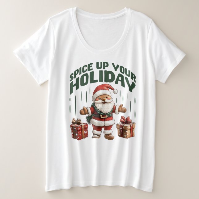 Spice  plus size T-Shirt (Design Front)