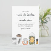Spice Rack | Kitchen Bridal Shower Invitation (Standing Front)