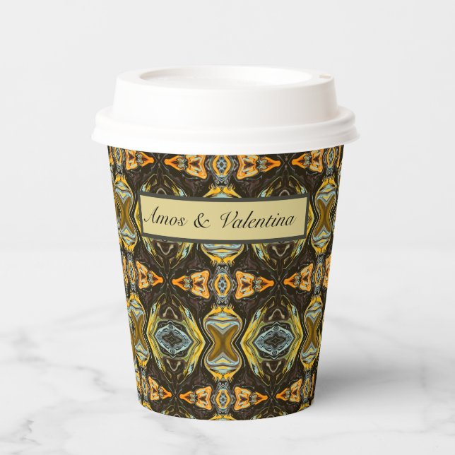 Spice Road, custom Paper Cups (Front)