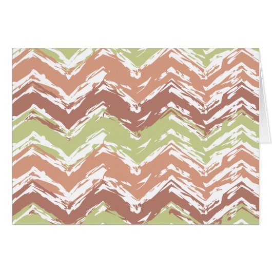 Spice Scribble Chevron ZigZag Cards (Front Horizontal)