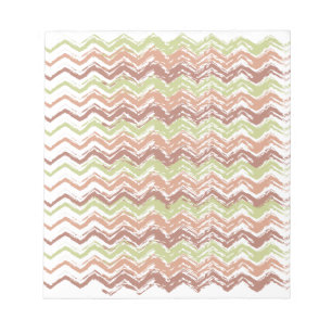 Spice Scribble Chevron ZigZag Notepad