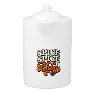 Spice Spice Baby Vintage Retro Typography Shirt De Teapot