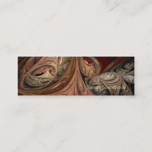 Spice Twist Fractal Profile Card Business Card Templates