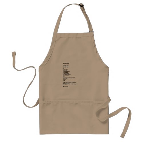 Spiced Apple Muffin _ Linen Adult Apron