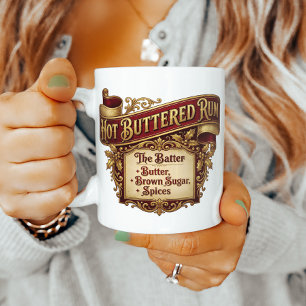 Spiced Buttered Rum Winter Batter Recipe Coffee Mug