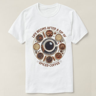 Spiced Coffee Bliss – Cozy & Cute T-Shirt