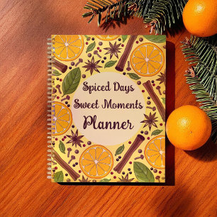 Spiced Days Sweet Moments bright yellow Planner