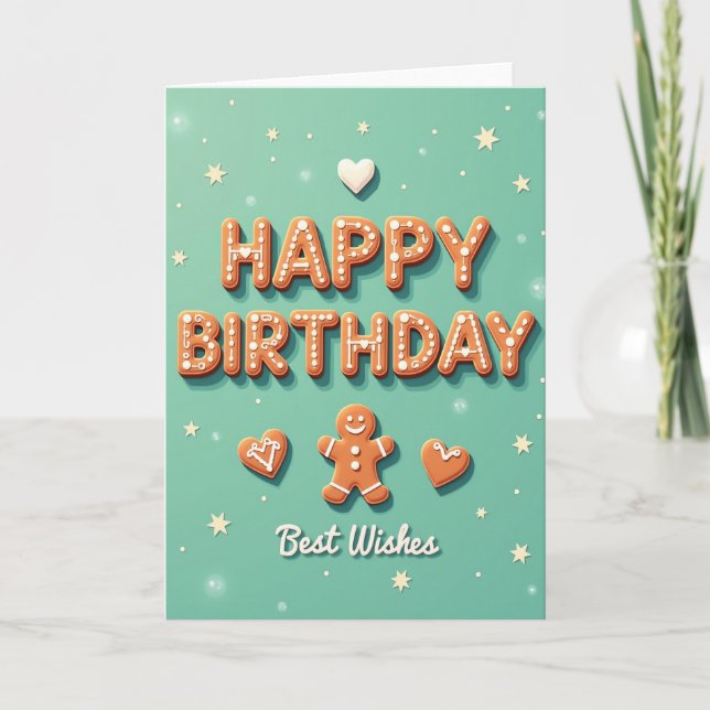 Spiced Icing Birthday Card (Front)