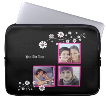 Spiced Pink Triple Photo Template Sleeve by iPadGear at Zazzle