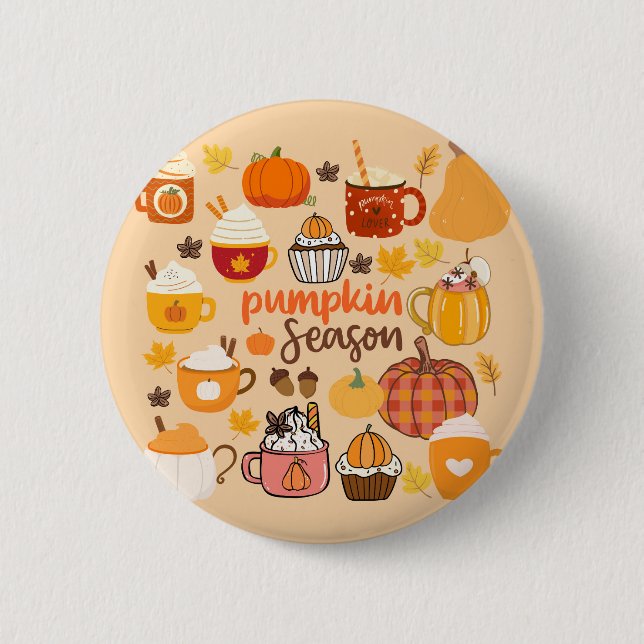 Spiced Pumpkin Season Button (Front)