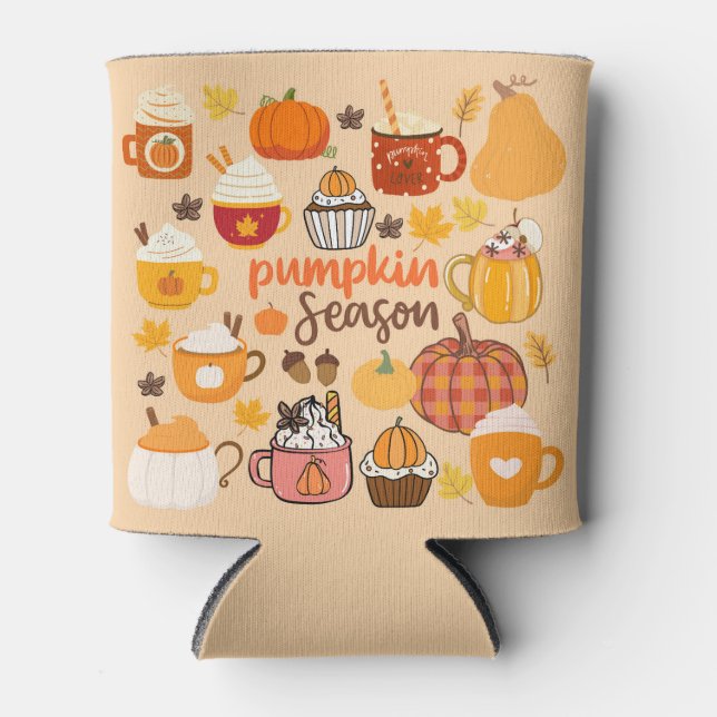 Spiced Pumpkin Season Can Cooler (Front)