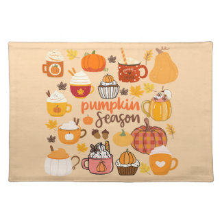 Spiced Pumpkin Season Cloth Placemat