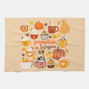 Spiced Pumpkin Season Kitchen Towel