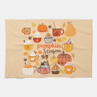 Spiced Pumpkin Season Kitchen Towel