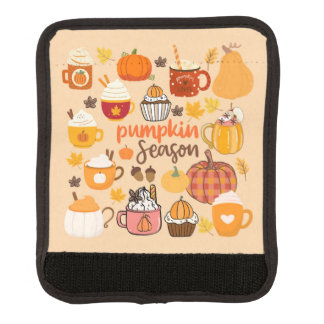 Spiced Pumpkin Season Luggage Handle Wrap