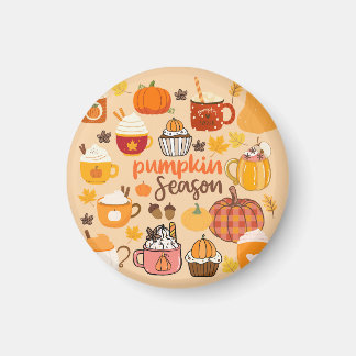 Spiced Pumpkin Season Magnet