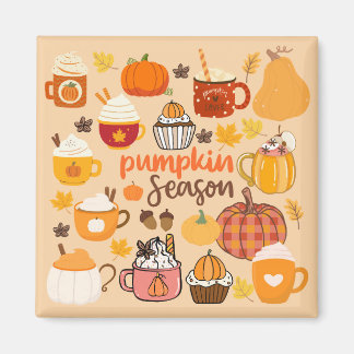 Spiced Pumpkin Season Magnet