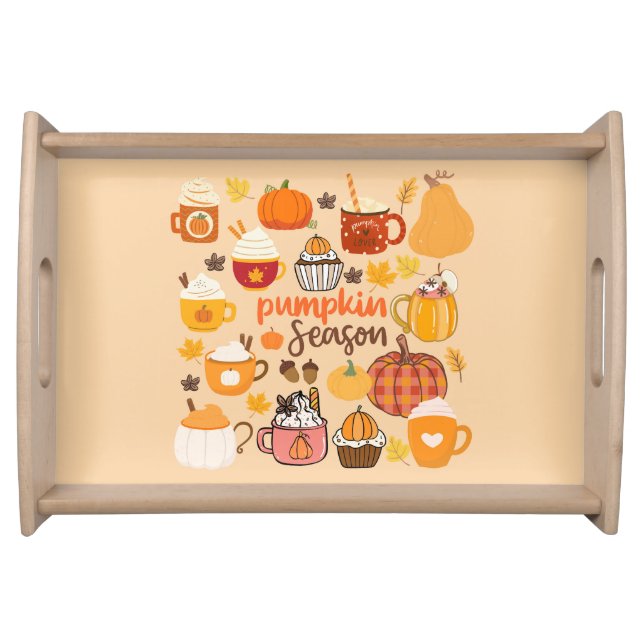 Spiced Pumpkin Season Serving Tray (Front)