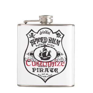 Spiced Rum Pirate Drink Thunder_Cove  Flask