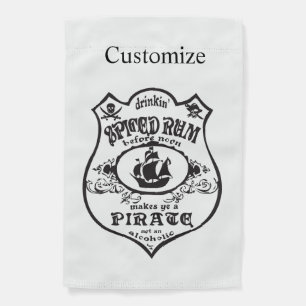 Spiced Rum Pirate Drink Thunder_Cove Garden Flag