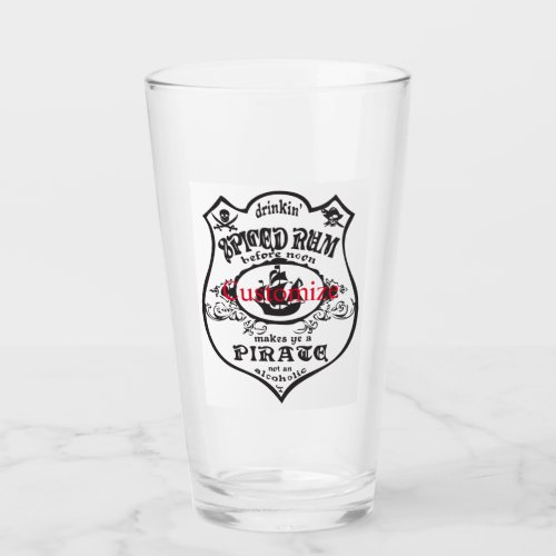Spiced Rum Pirate Drink Thunder_Cove Glass