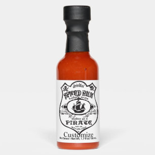 Spiced Rum Pirate Drink Thunder_Cove Hot Sauces