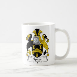 Spicer Family Crest Coffee Mug