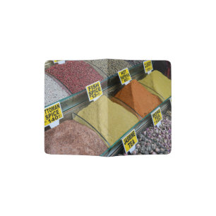 Spices for Sale in Istanbul Turkey Passport Holder