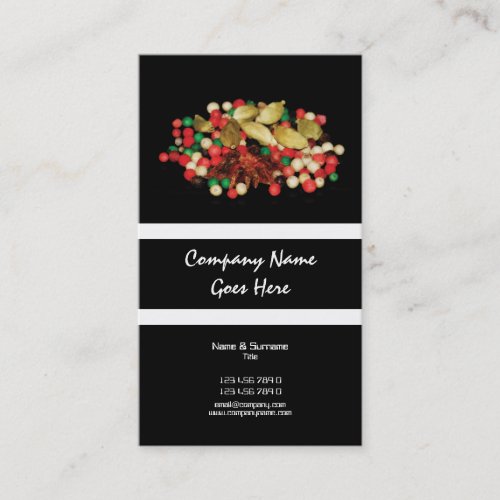 Spices indian oriental CUSTOM business profile Business Card Templates