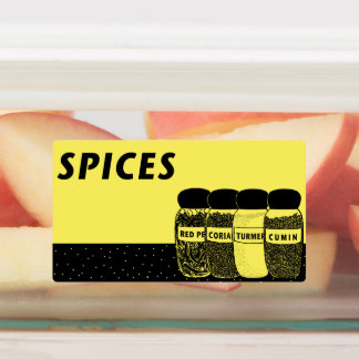 Spices Labels