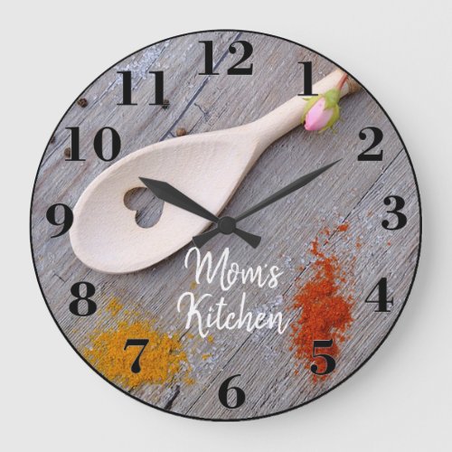 Spices Large Clock