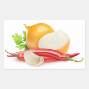 Spices Rectangular Sticker