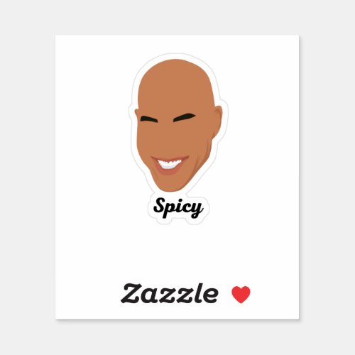 Spicy _ ainsley harriott funny sticker