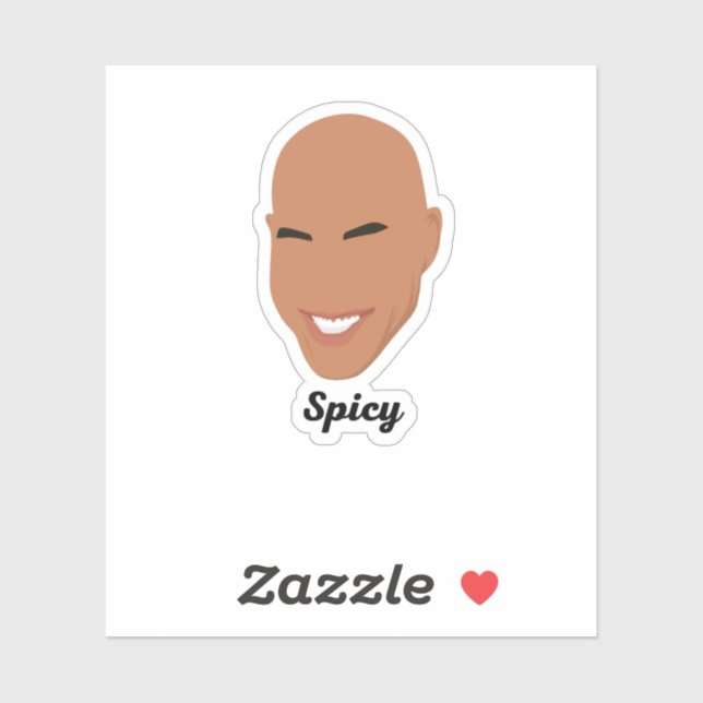 Spicy - ainsley harriott funny sticker (Sheet)