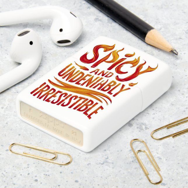 Spicy And Undeniably Irresistible Zippo Lighter (On Table 2)